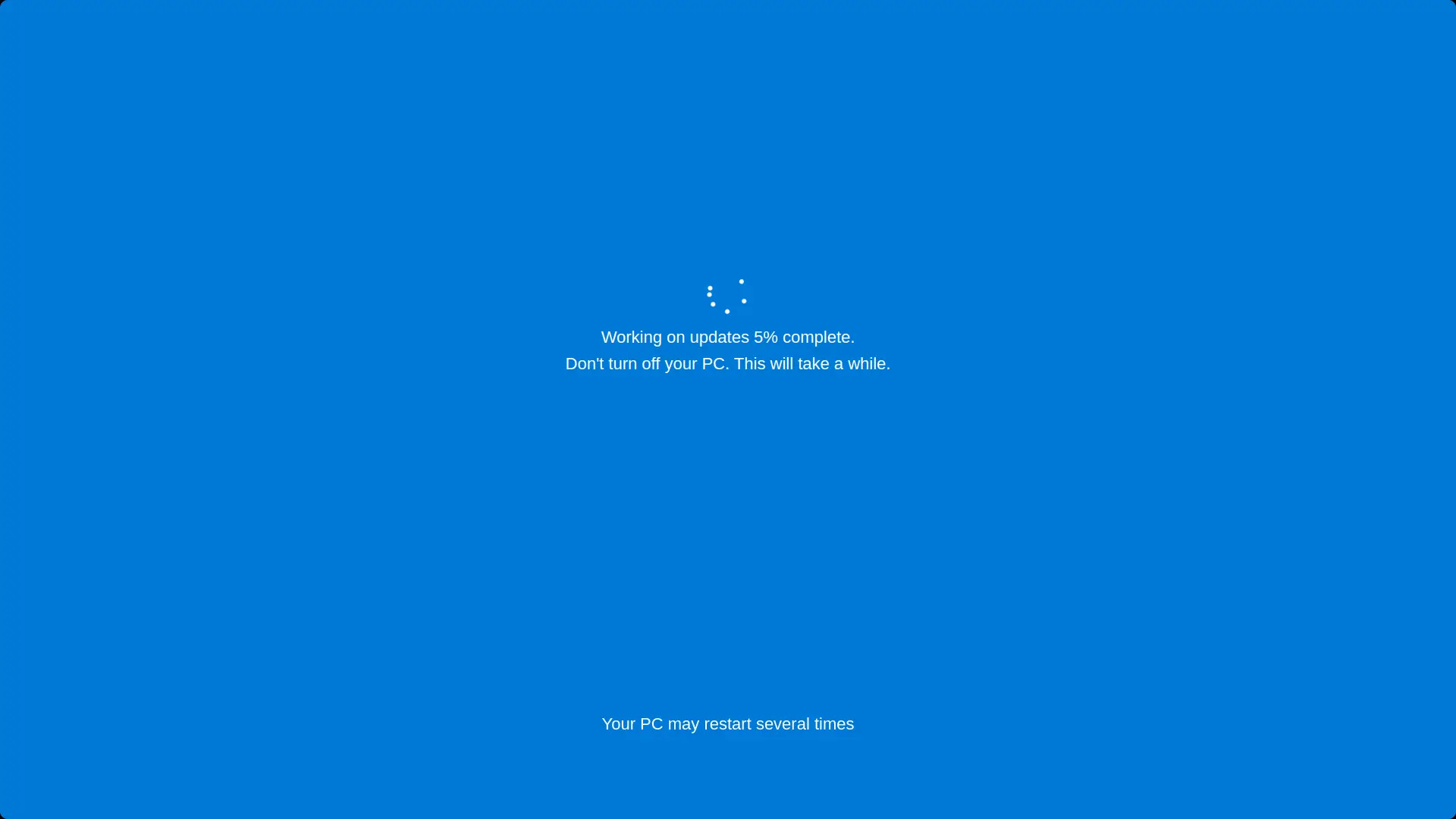 Pembaruan Palsu Windows 10